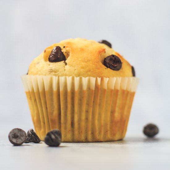 Chocolate Chip Banana Muffins