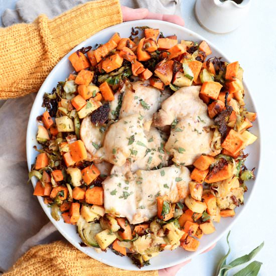 apple cider chicken & fall produce