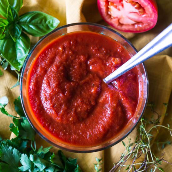 Pressure Cooker Pizza Sauce