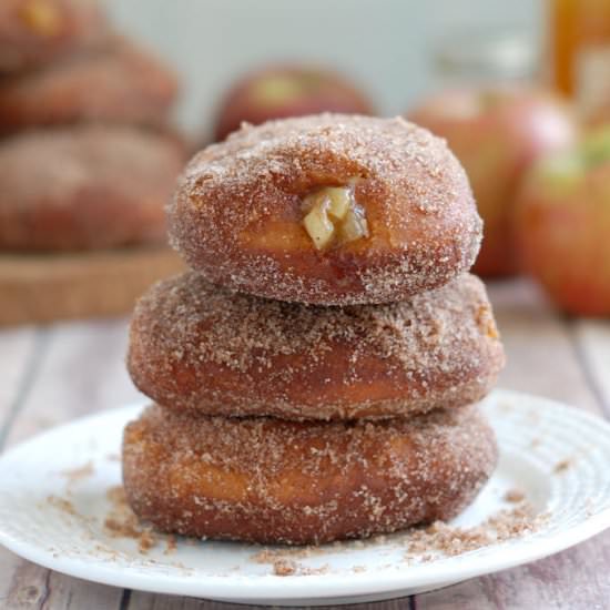 Apple Filled Cider Donuts