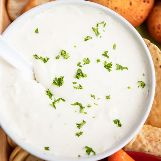 Homemade Veggie Dip