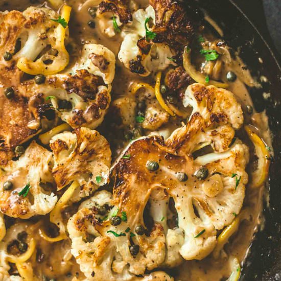 Cauliflower Piccata
