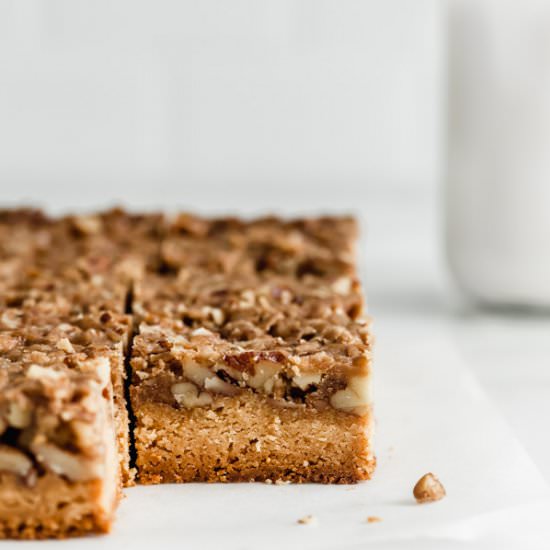 Vegan Pecan Pie Bars