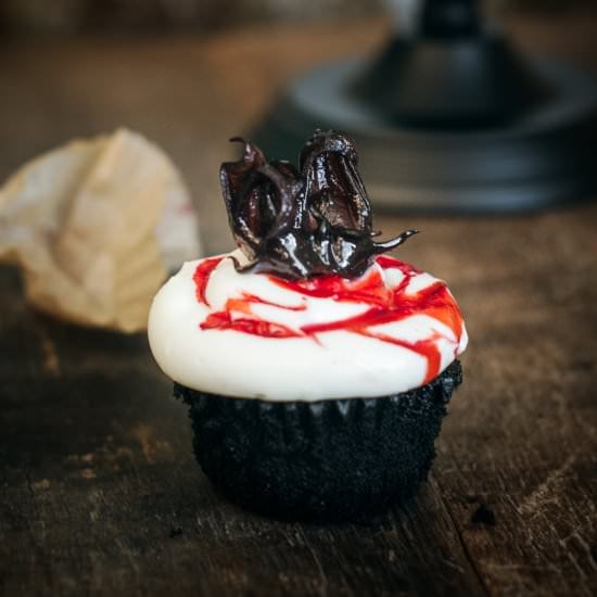 Decadent Black Velvet Cupcakes