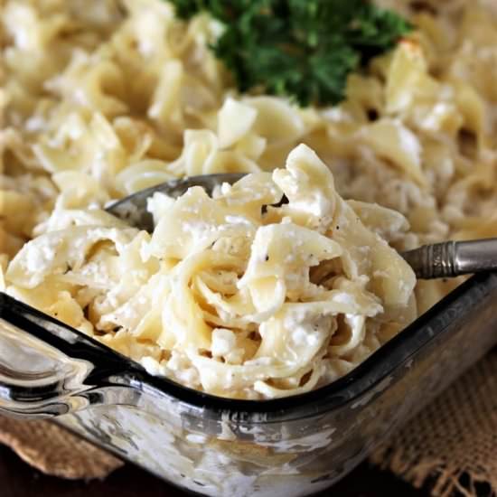 Creamy Baked Noodles