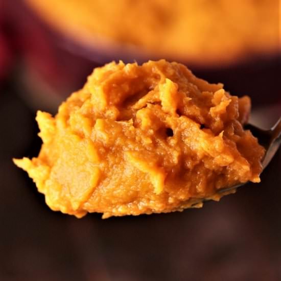 Maple Mashed Sweet Potatoes
