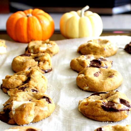 Pumpkin Tuxedo Cookies