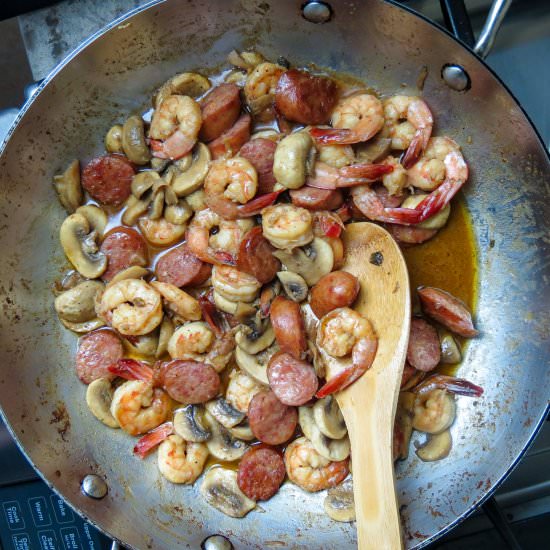 Barbecue Shrimp Bowl