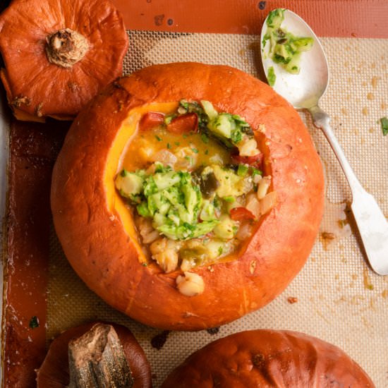 Southwest Roasted Pumpkin Stew