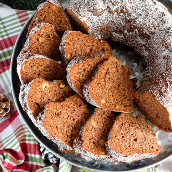 Holiday Apple Spiced Bundt Cake