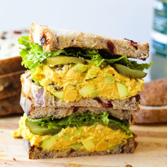 Vegan Curried Chickpea Salad