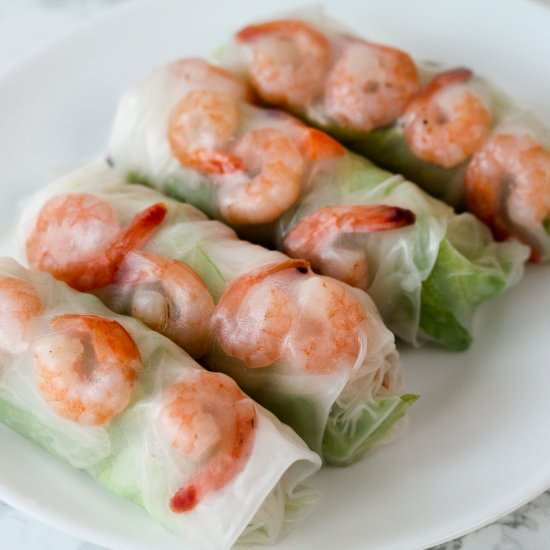 Vietnamese Rice Paper Rolls
