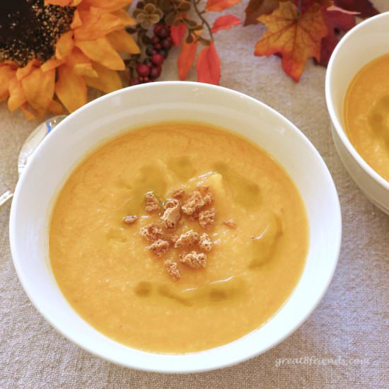 No Cream Butternut Squash Soup