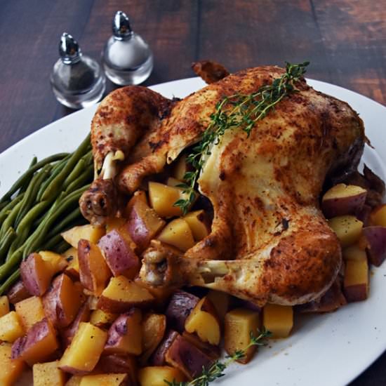 Instant Pot Whole Chicken Meal