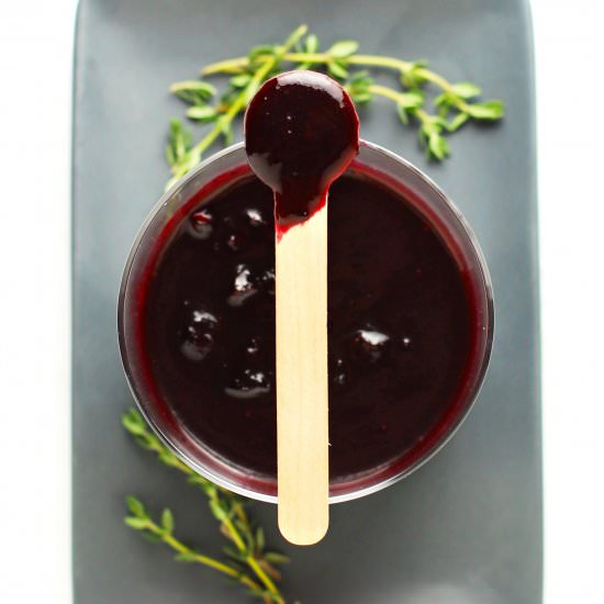 Blueberry Lemon Thyme Sauce