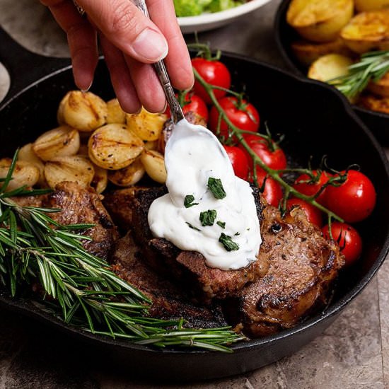 Lamb Loin Chops Recipe (Cast Iron)