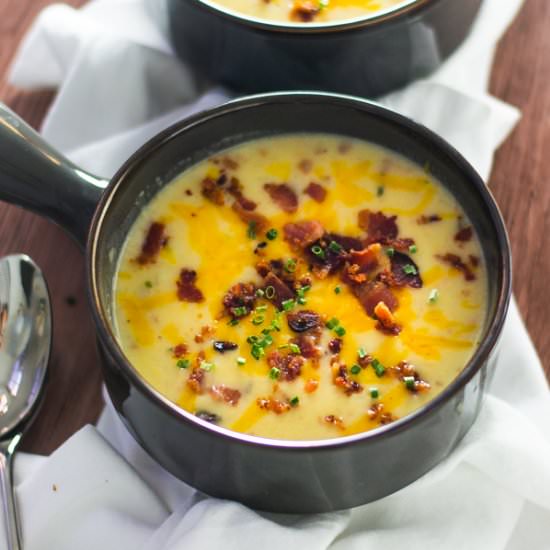 Instant Pot Loaded Potato Soup