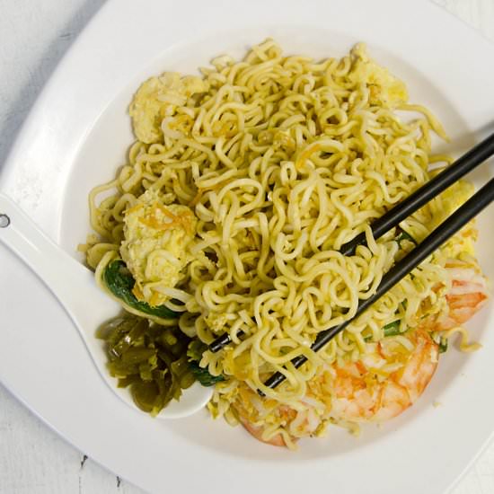 Fusion Instant Noodle Stir-Fry