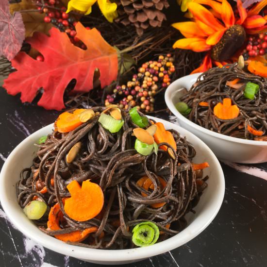 Peanut Poppyseed Butter Noodles