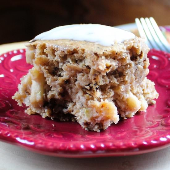 Vegan Apple-Walnut Spice Cake