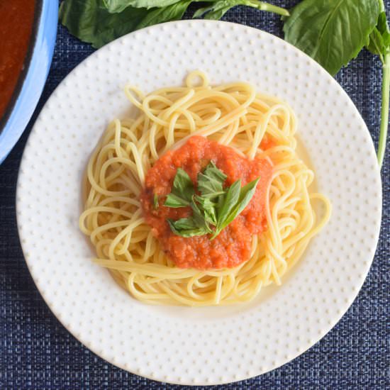Easy Spaghetti Pomodoro