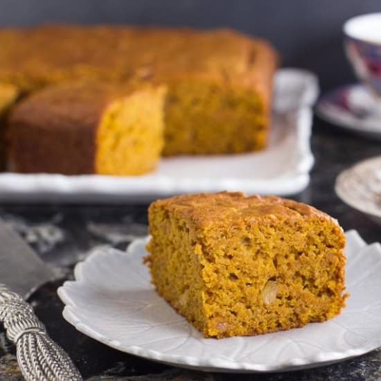 Triple Ginger Pumpkin Cake