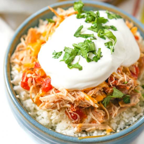 Low Carb Slow Cooker Salsa Chicken