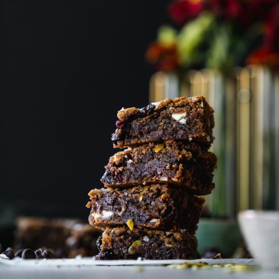Chewy Autumn Blondies
