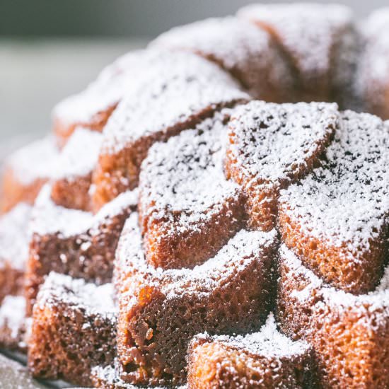 Salted Caramel Bundt Cake