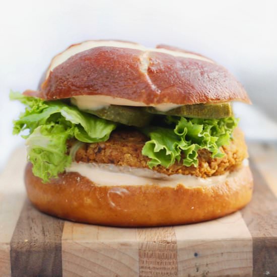 Pumpkin Walnut Burgers