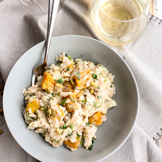 Turkey and Sweet Potato Risotto