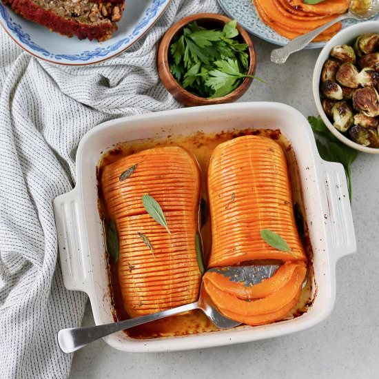 Hasselback Butternut Squash