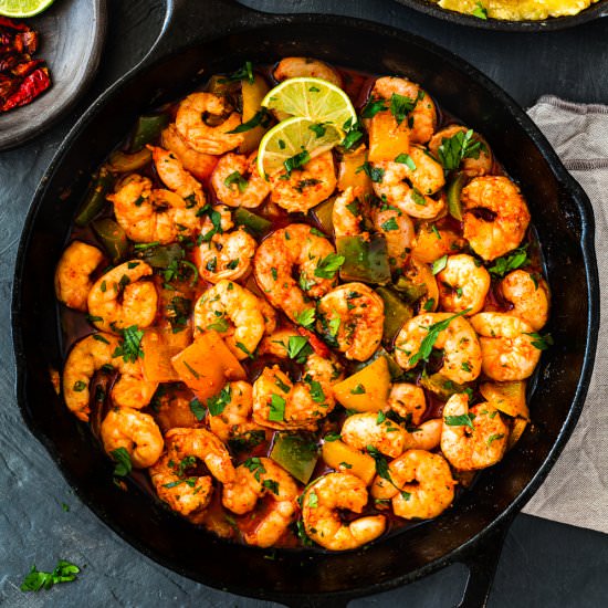 Easy Peri Peri Shrimp