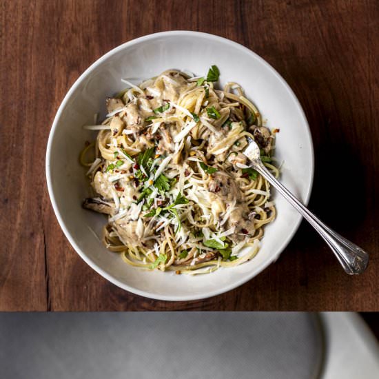 mushroom pasta