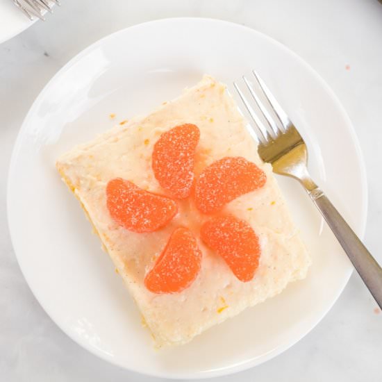 Orange Cake with Frosting