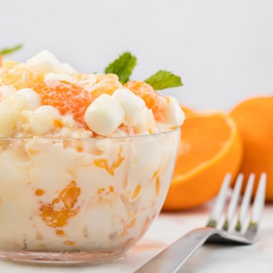 Creamy 6-Cup Ambrosia Fruit Salad