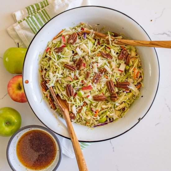 Apple Cabbage Salad with Pecans