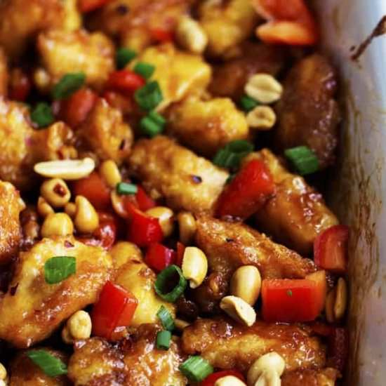 BAKED KUNG PAO CHICKEN