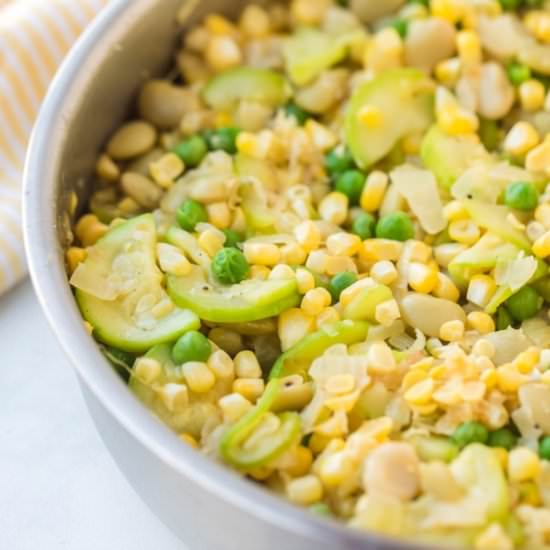 Zucchini and Fresh Corn Succotash