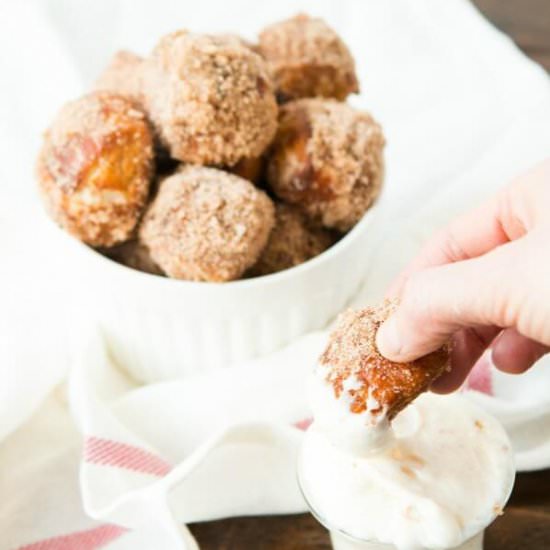 CINNAMON ROLL PRETZEL BITES