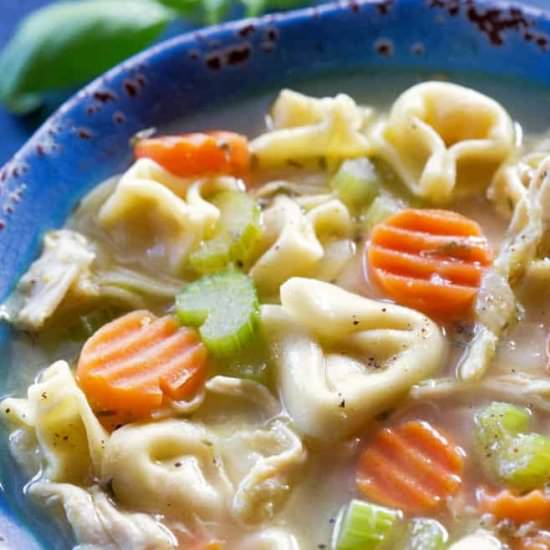 Chicken Tortellini Soup