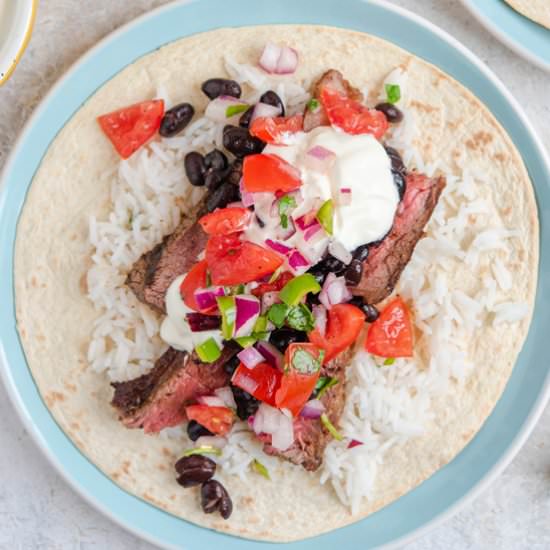 (Copycat) Chipotle Steak Burrito