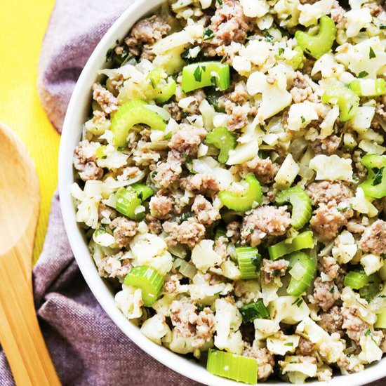 Best Low Carb Cauliflower Stuffing