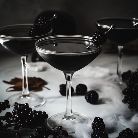 Black Widow Halloween Cocktail