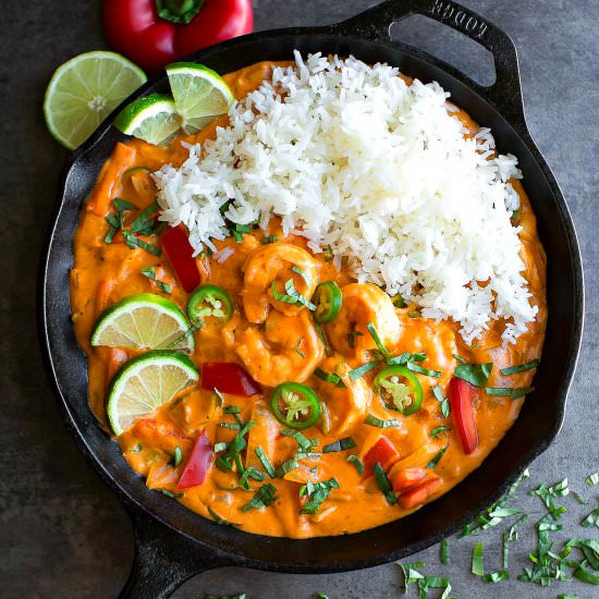 Thai Coconut Shrimp Curry