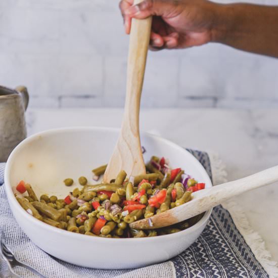 No Cook Green Bean Salad
