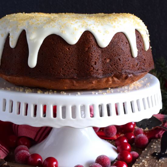 Christmas Mixed Nut Bundt Cake