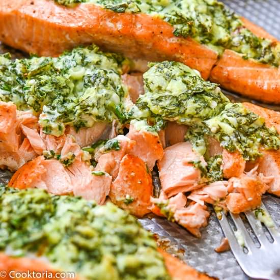 Spinach Stuffed Salmon