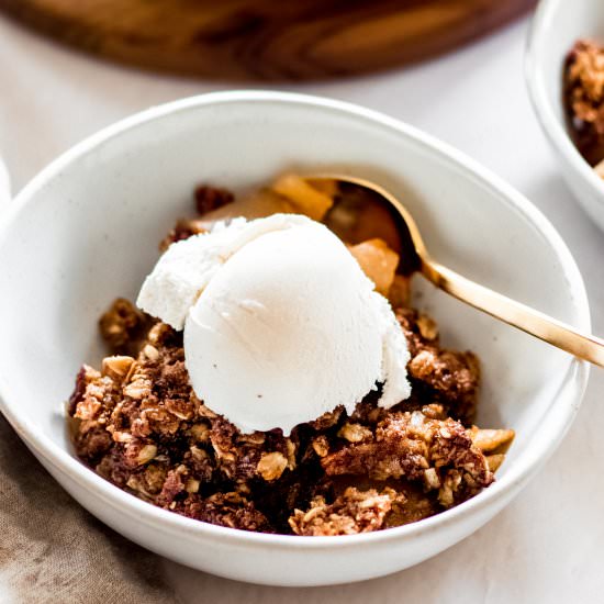 Healthier Apple Crisp
