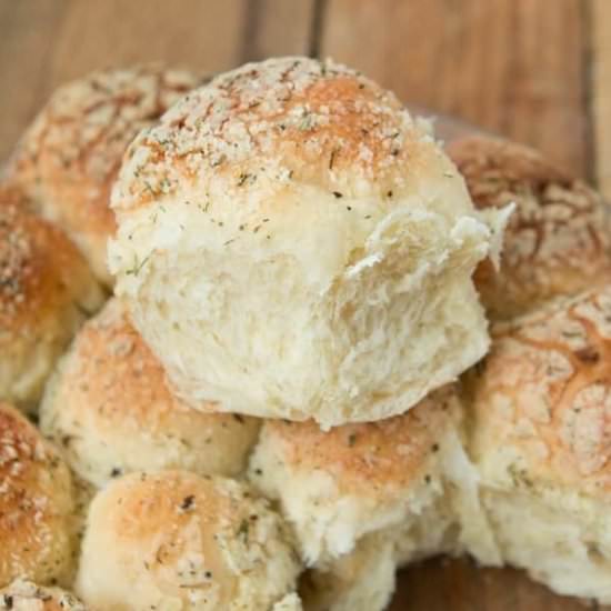 AWESOME CHEESY HERB ROLLS
